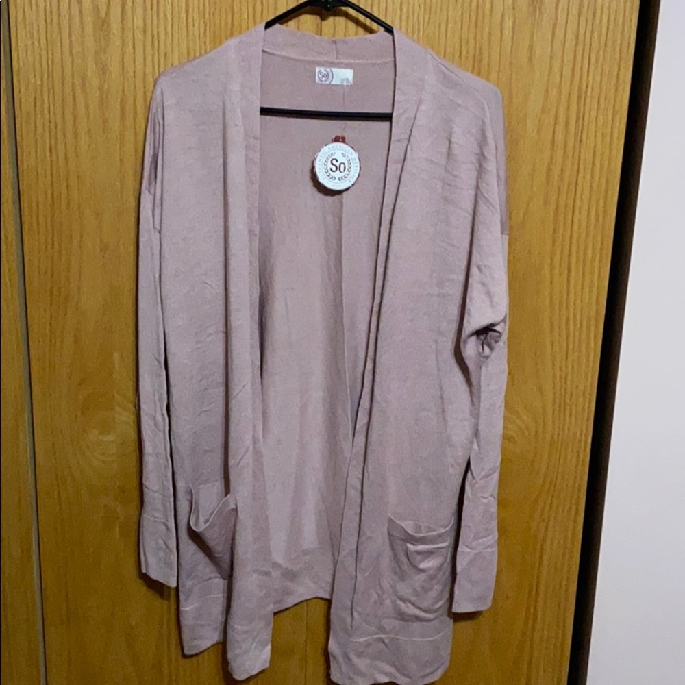 Kohl’s Rose Colored Cardigan.